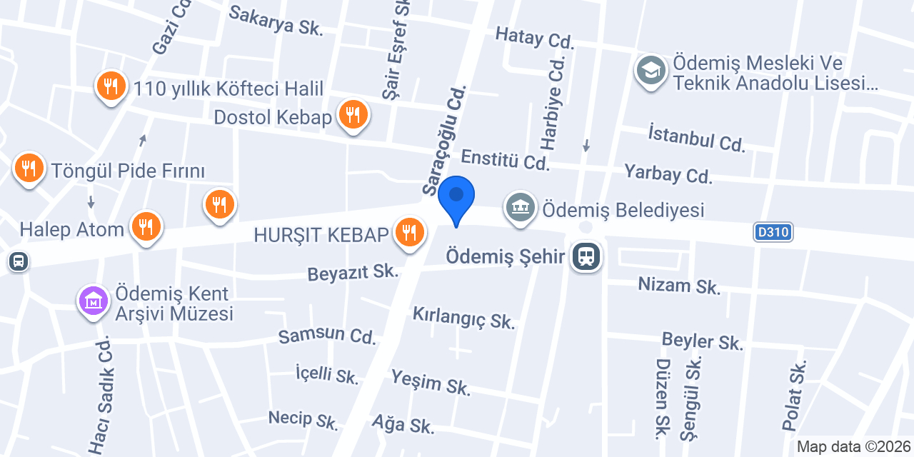 Gözde Kebap Salonu konumu