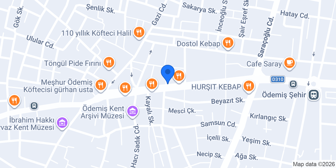 Yıldız Mobilya konumu
