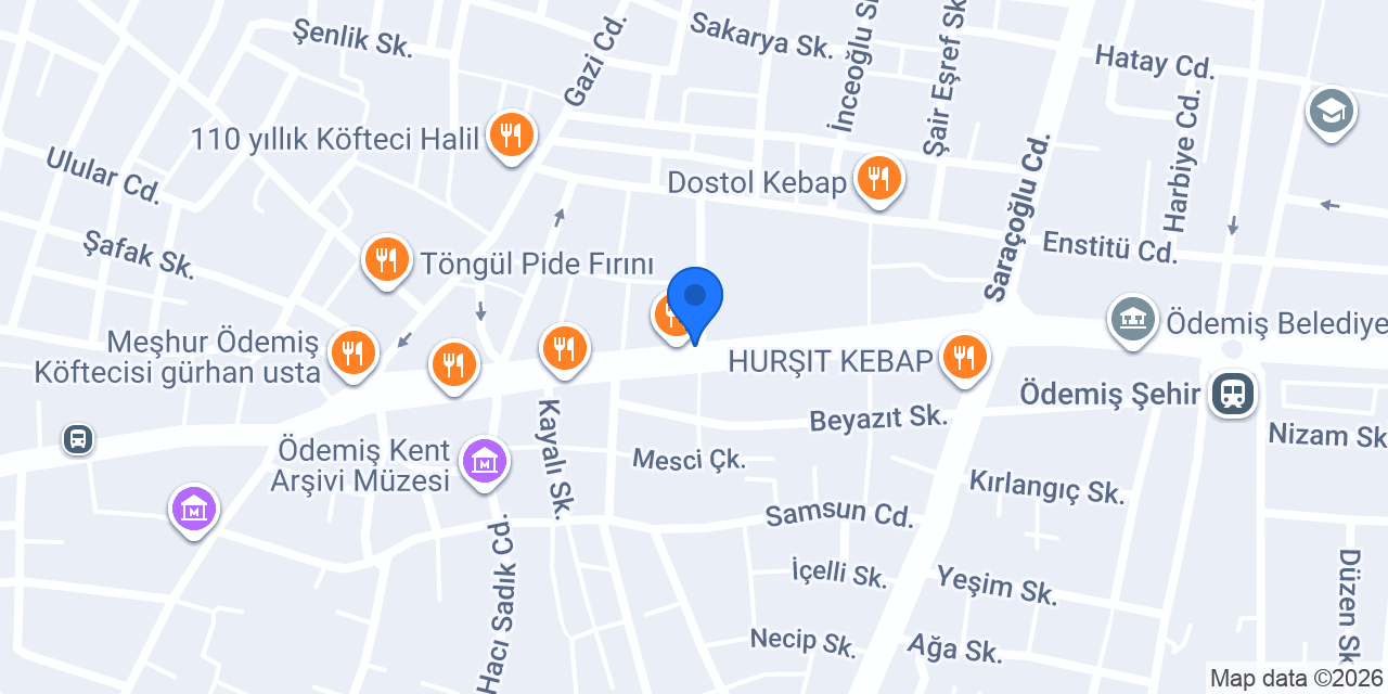 Keskinel Kebap Salonu konumu