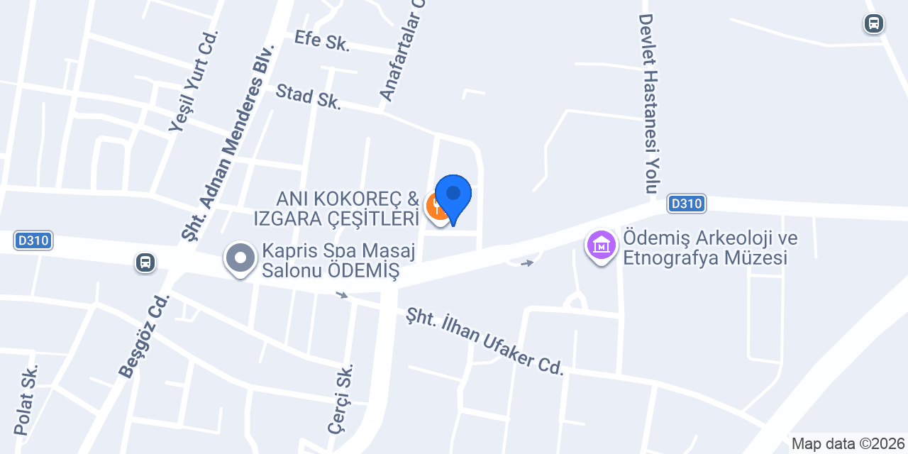 Ateş Veteriner Kliniği konumu