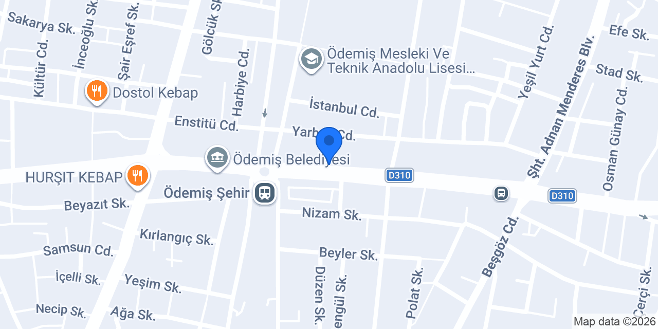 Avukat Feride Çöp-Hukuk Bürosu konumu