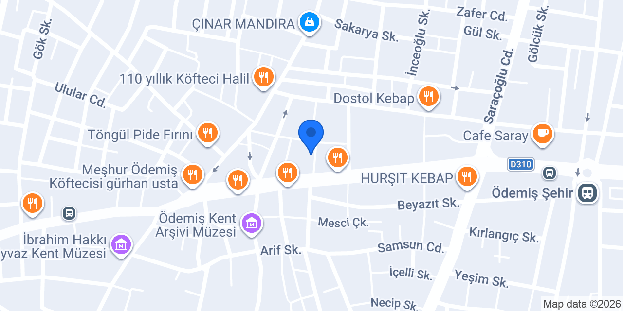Damoğlu Elektrik konumu