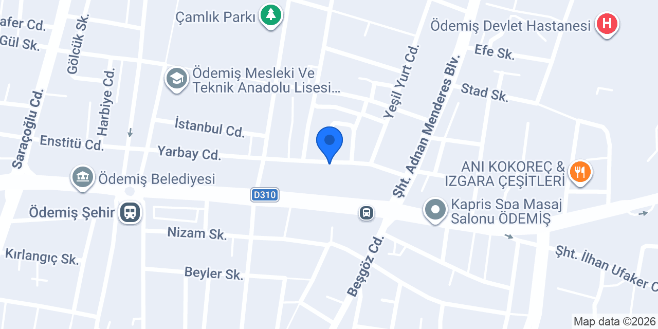 Nüans Metal Yapı Dekorasyon konumu