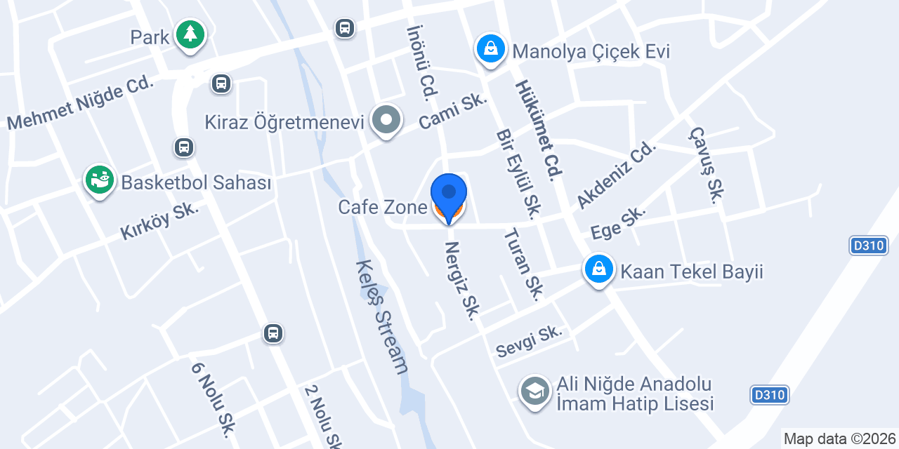 Cafe Zone konumu