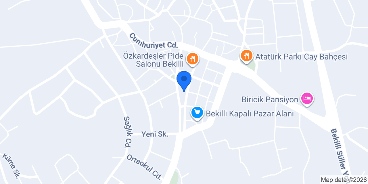Yıldız Pide Salonu konumu