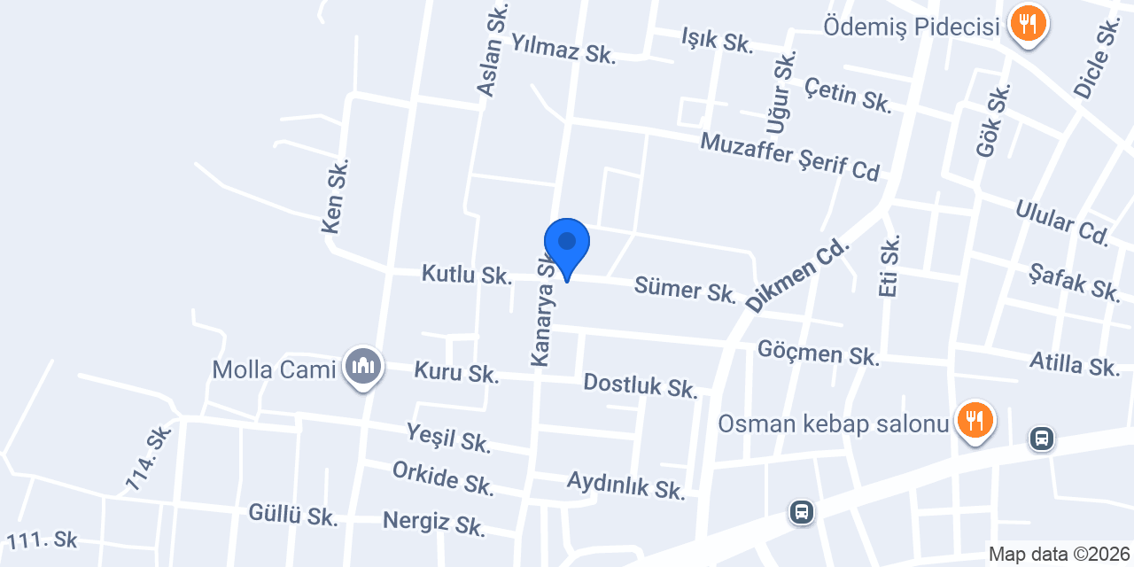 Ödemiş pamuk şekeri konumu