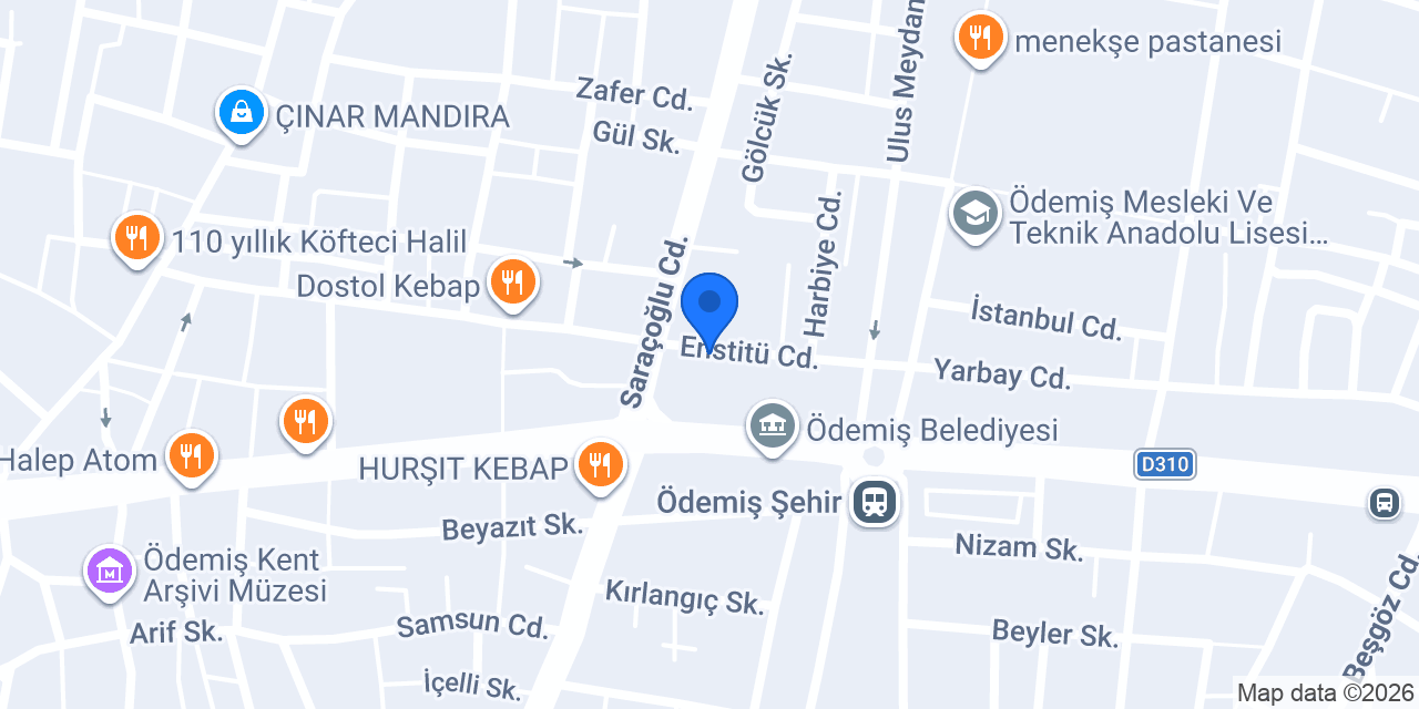 Ödemiş Bilişim konumu