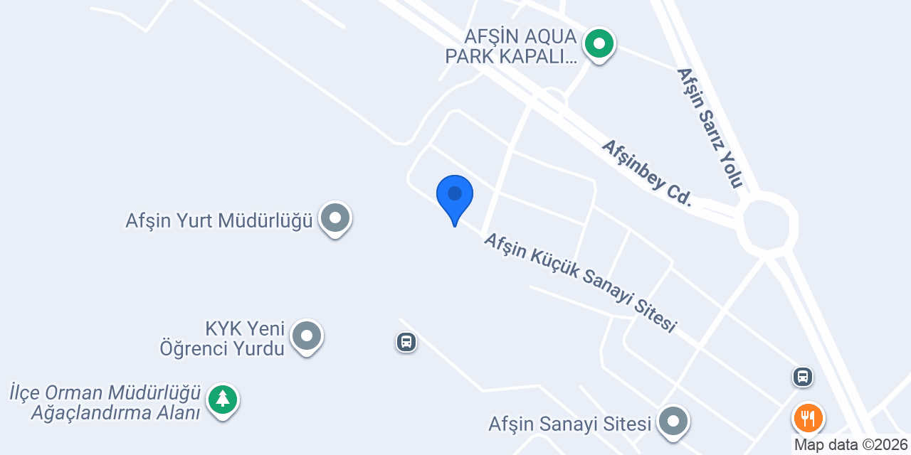 SARPLAST AFŞİN konumu