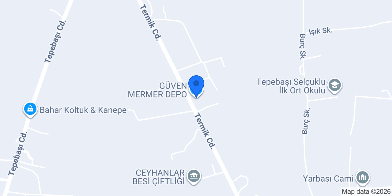 GÜVEN MERMER DEPO konumu