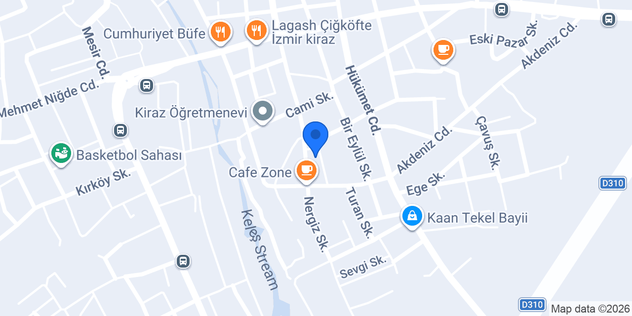 Ölmez Veteriner Kliniği konumu