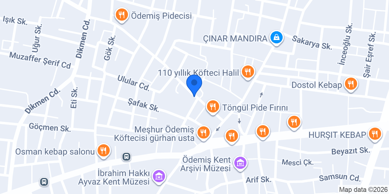 Kardelen Pide Salonu konumu