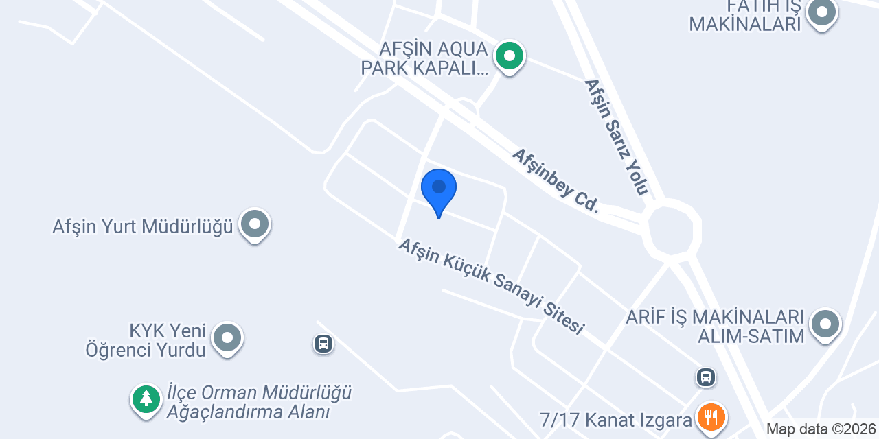 ŞAHİN MOBİLYA AFŞİN konumu