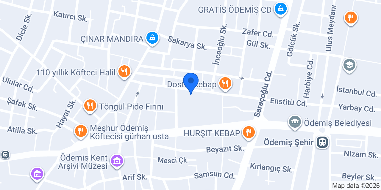Dadaş büfe konumu