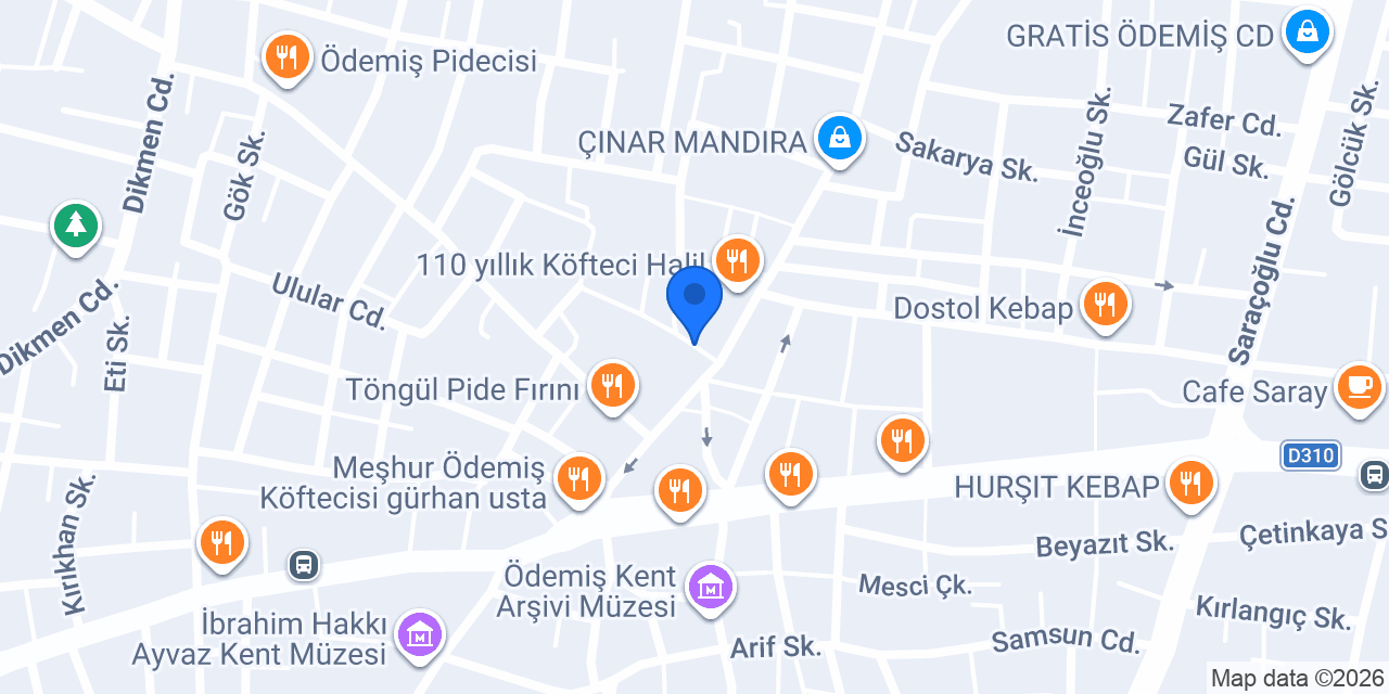 İnci Eczanesi konumu