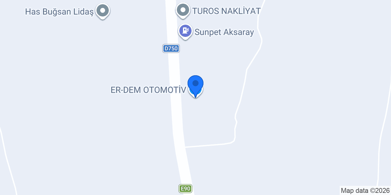ER-DEM OTOMOTİV konumu
