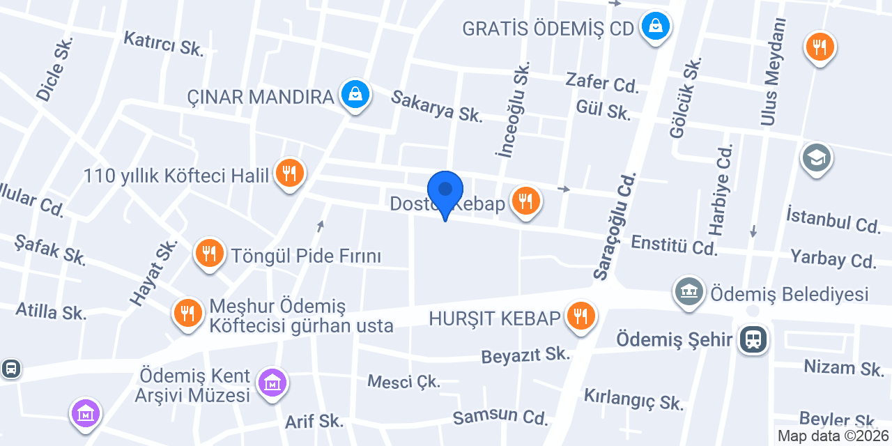 Reis Çiçekçilik Ersin Ödemiş konumu