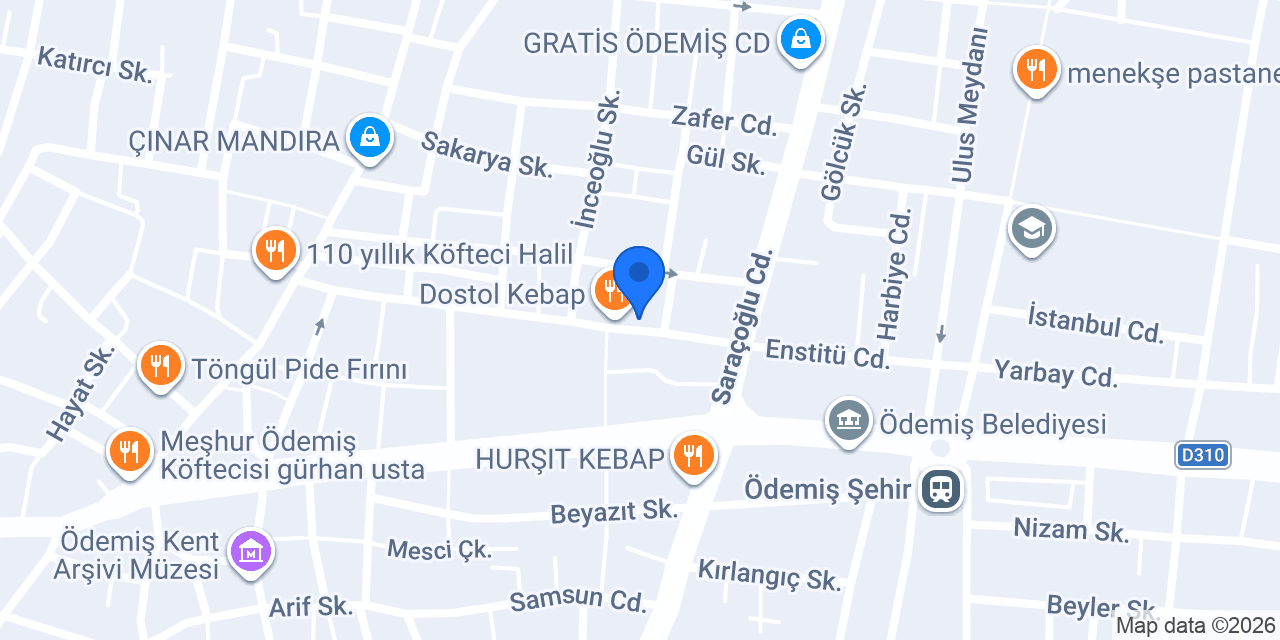 Burç Optik konumu