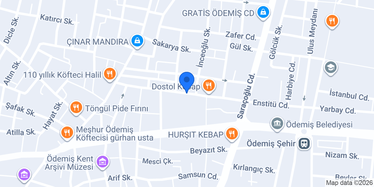 Egebaşı Veteriner Kliniği konumu