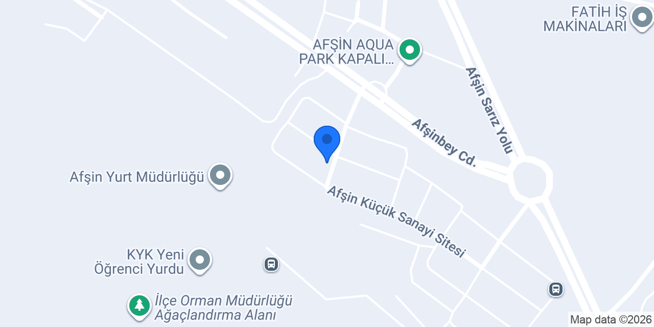 AFŞİN MERMER konumu