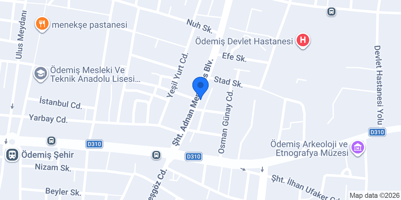 Yılmaz Erkek Kuaförü konumu