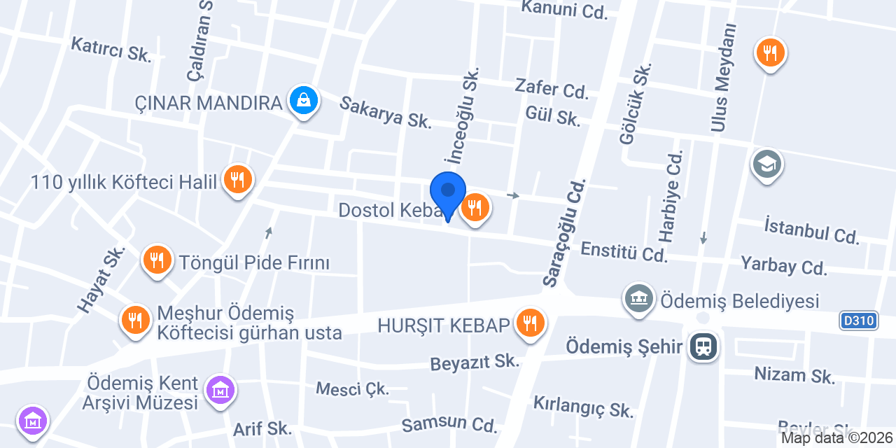 Ecem Unlu Mamulleri konumu