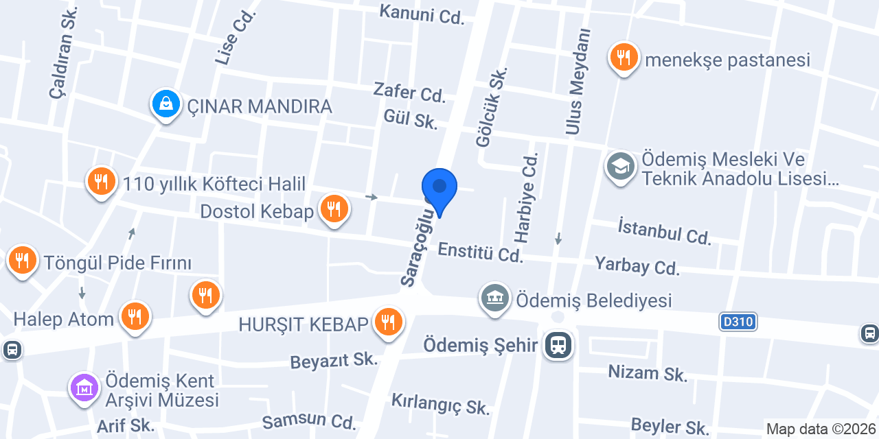Dünya Döner Ödemiş konumu