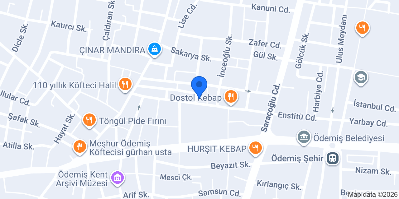 Diş Hekimi Büşra Solak konumu