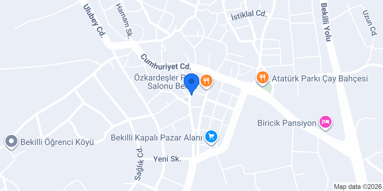 Avkan Mobilya konumu