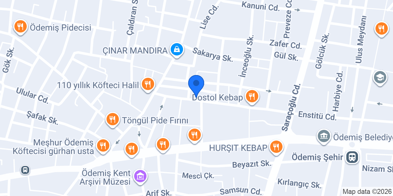 Deniz Bijuteri Takı ve Toka konumu