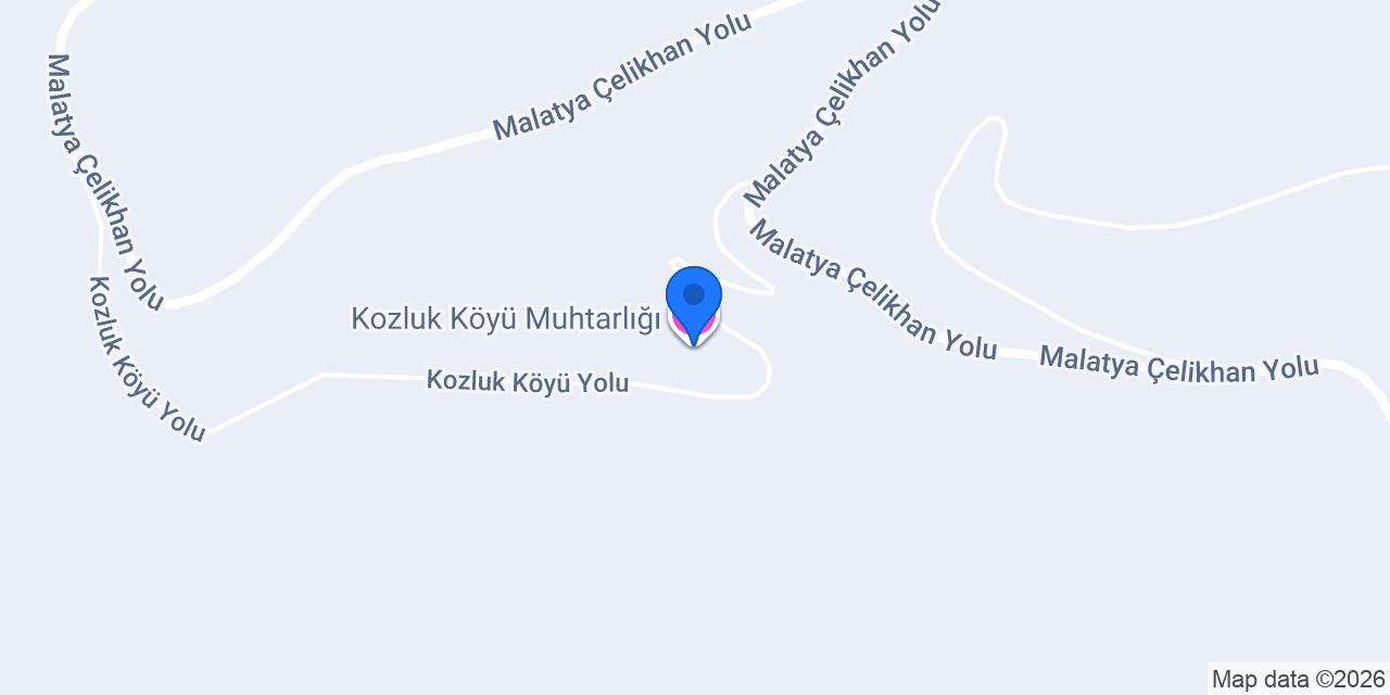 Kozluk Köyü Muhtarlığı konumu