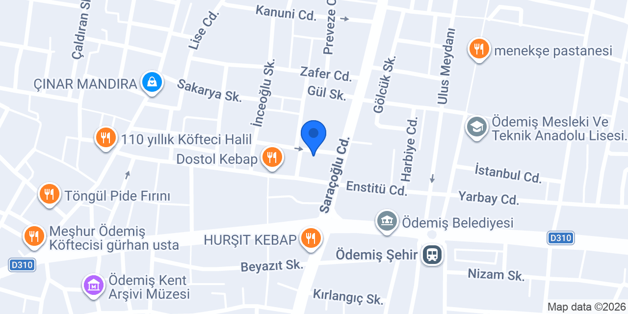 ÖGİAD - Ödemiş Genç İş Adamları Derneği konumu