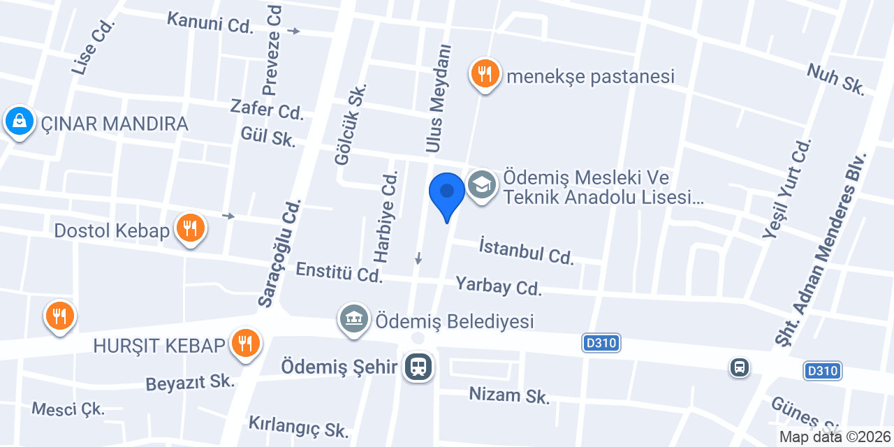 Gökçe Veteriner Kliniği konumu