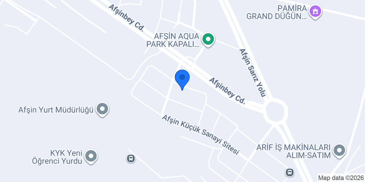 Özen Oto Servisi Afşin konumu