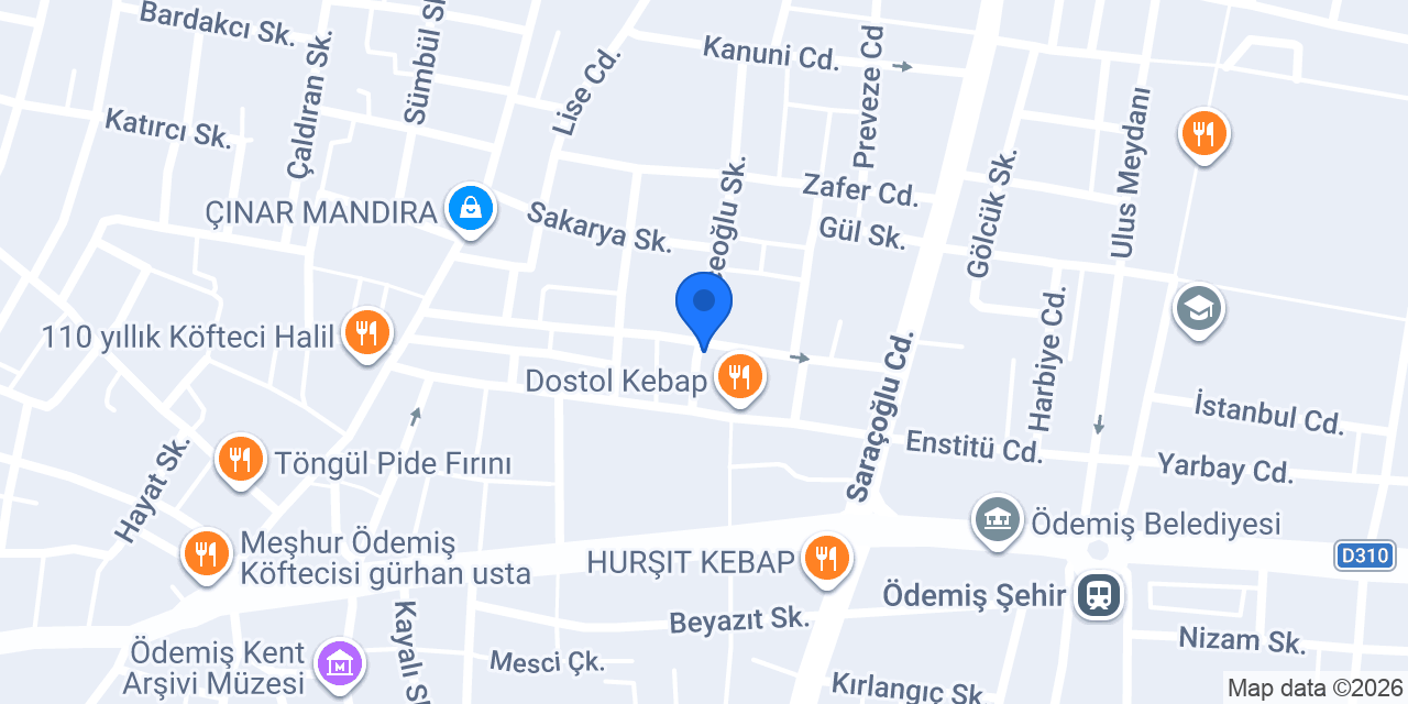 MODAM IŞILTI konumu
