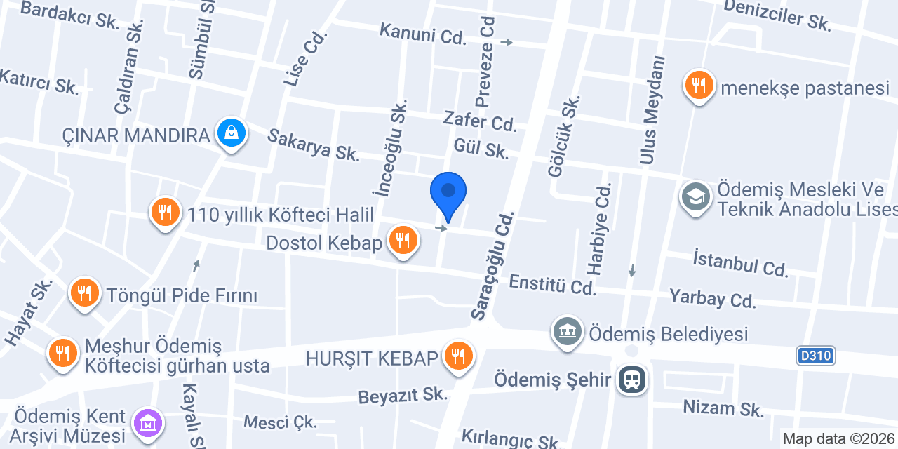 Koreli Pabuç konumu