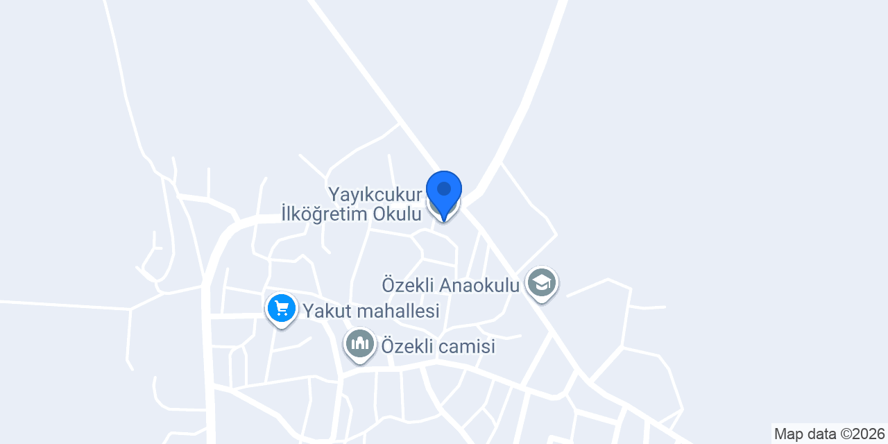 Özekli İlköğretim Okulu konumu