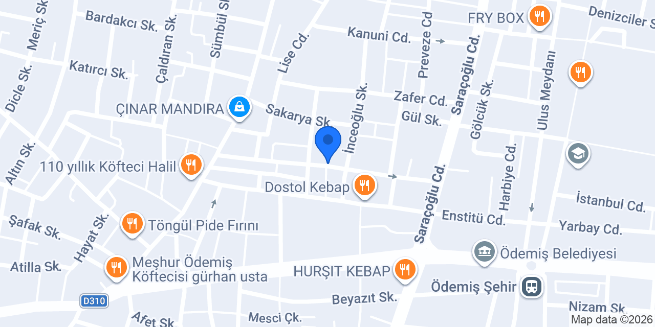 Sarmasik Vip Moda konumu