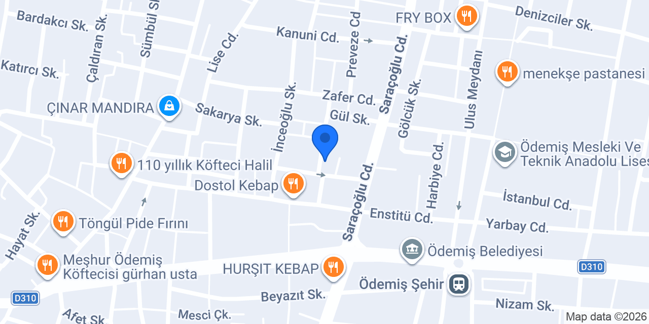Gizem Atelier konumu