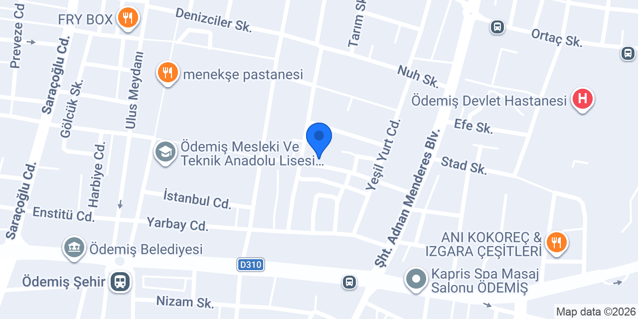 Eylül Düğün Salonu konumu