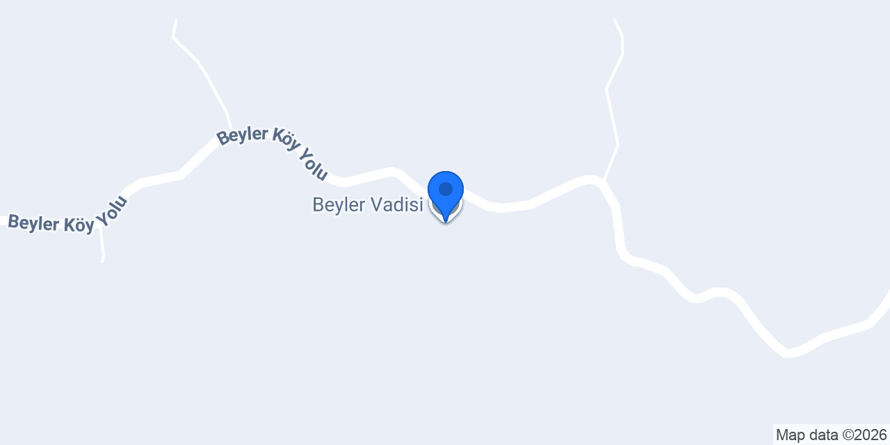 Beyler Vadisi konumu