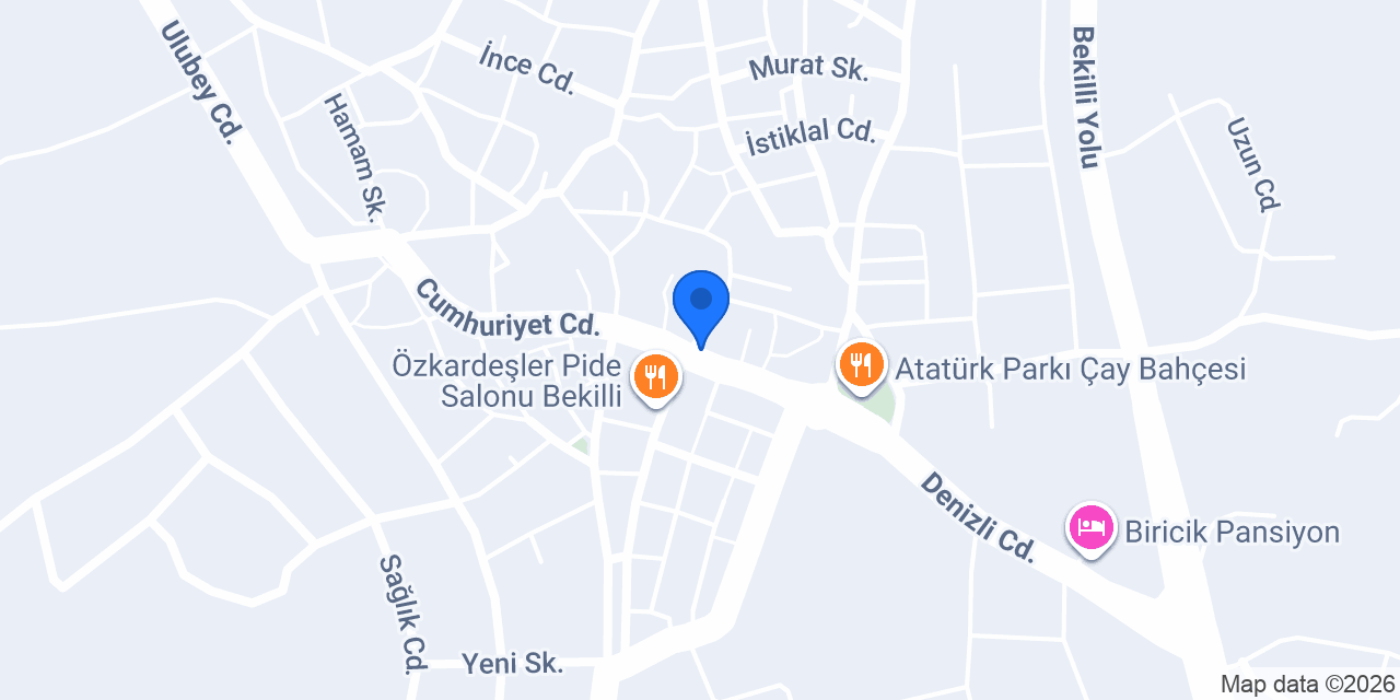 BEKİLLİ İNAL TAKSİ konumu