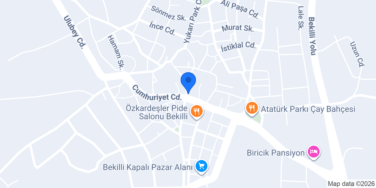 Bereket Lokantası konumu