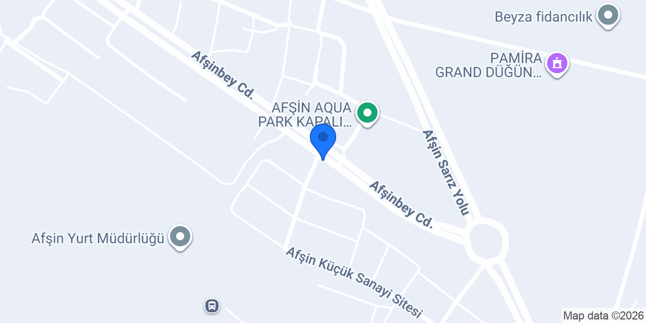 AYMER Mermer granit Afşin konumu