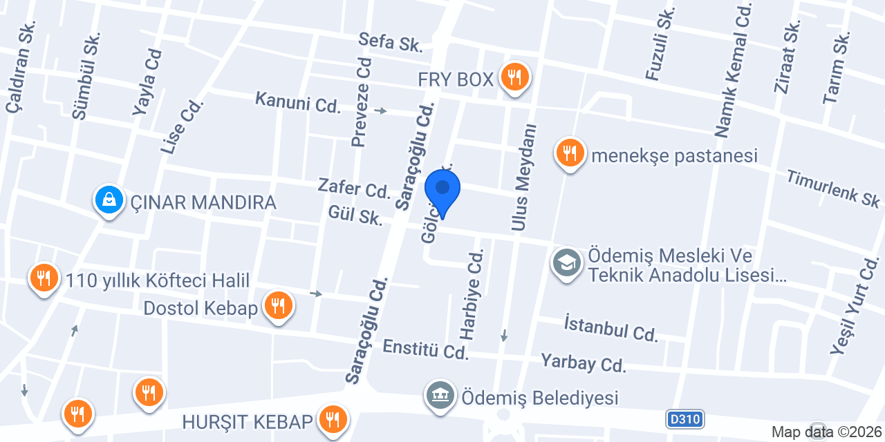 Güliz Et Galerisi konumu