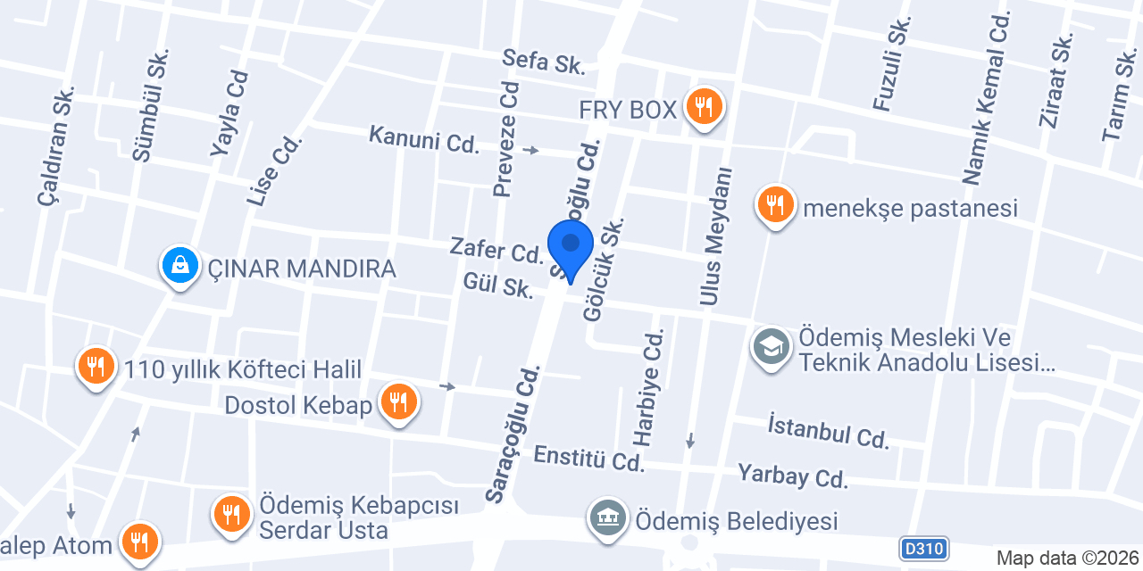 Derma Group Ödemiş konumu