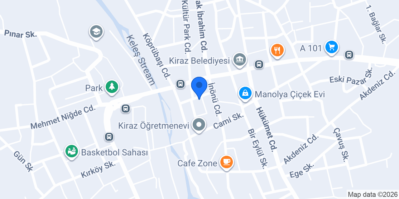 Kiraz Kasap konumu