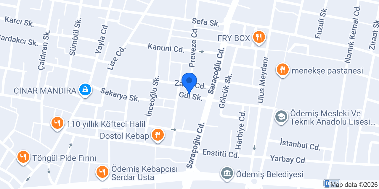 Gözde Erkek Berberi konumu