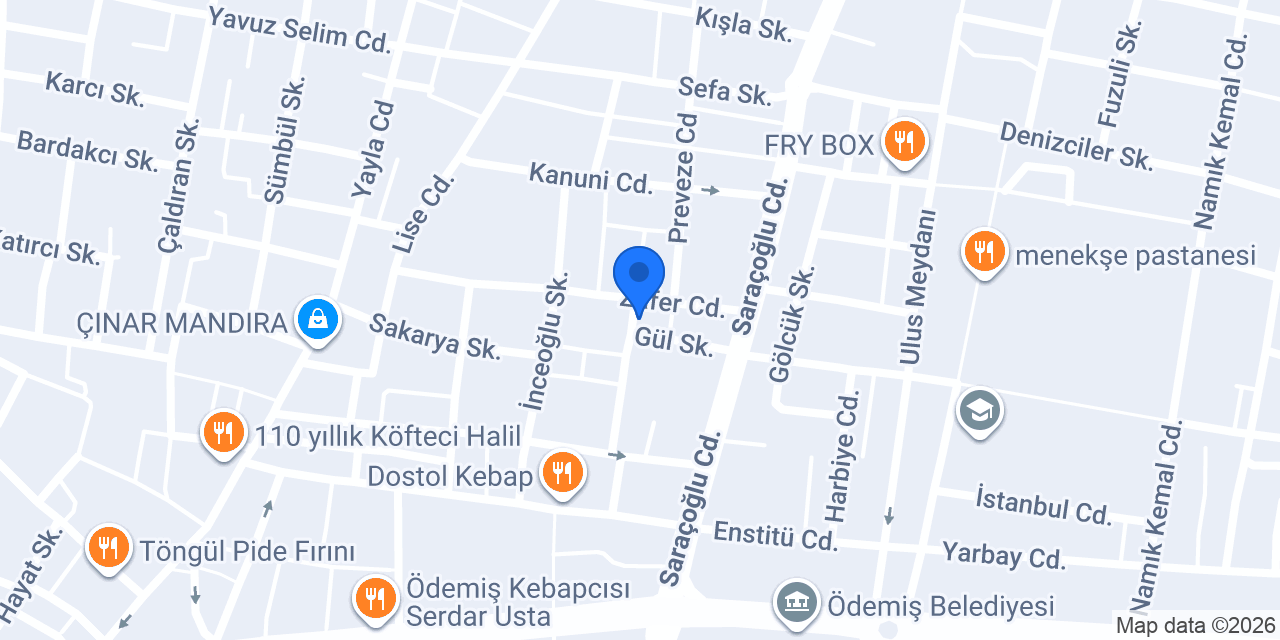 KUYDERE İNŞAAT YAPI VE DEKORASYON konumu