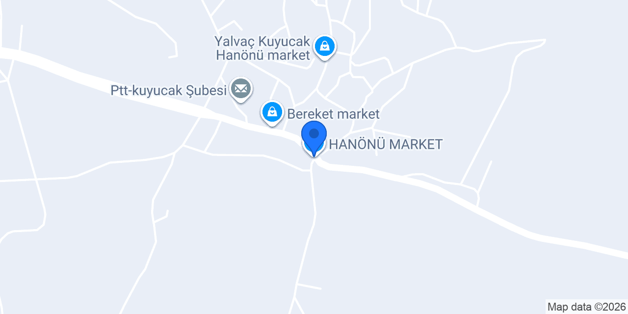 HANÖNÜ MARKET konumu