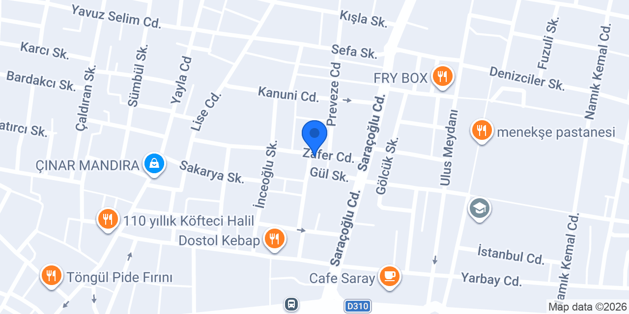 Ödemiş Hilal Çiçekçilik konumu